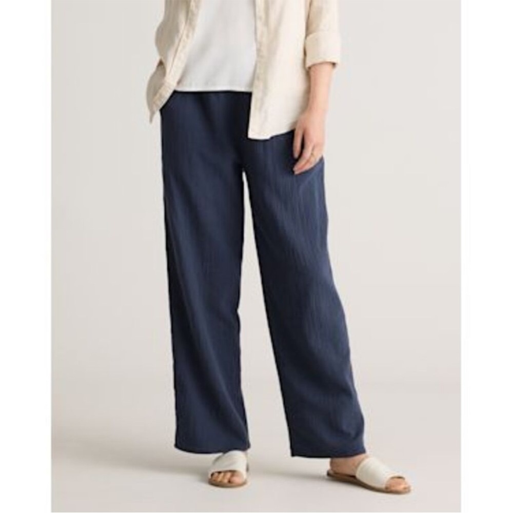 Quince wide length pants